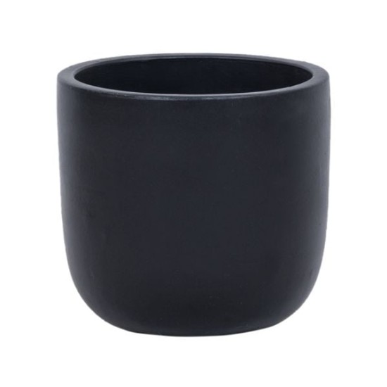 Matte black pot ( medium)