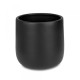 Matte black pot (small)