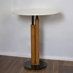 Cylinder marble table 