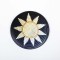 sun flower porcelain plate 