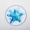 sea star porcelain plate 