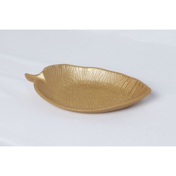 Tree leaf nuts dish 