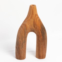 Wooden delbergia sissoo  candlestick 