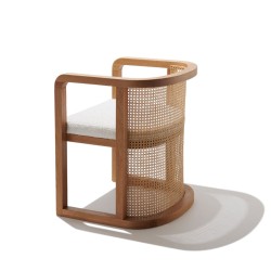 Cane wooden chair