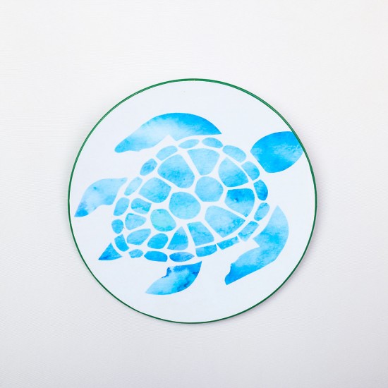 sea turtle porcelain plate 