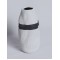 Cylinder white  vase 